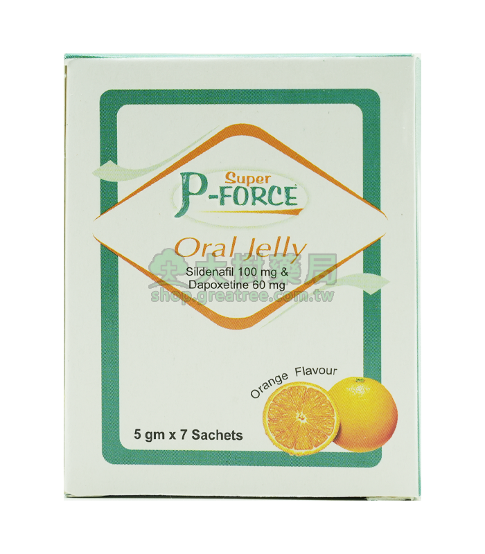 液體果凍威而鋼雙效版 Super P-Force Oral Jelly 160 mg/7包